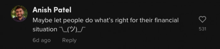 What's right for their financial situation