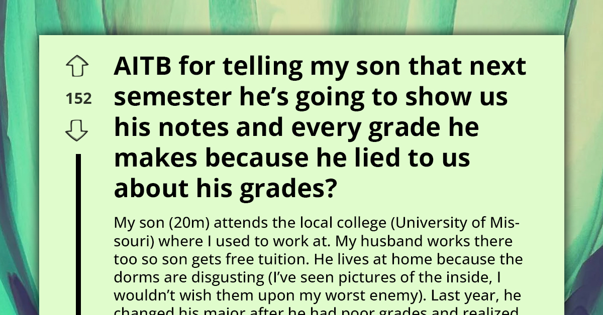 Parents Impose Grade Checks on College Son for Lying About Scores, Stirring Privacy Versus Oversight Controversy