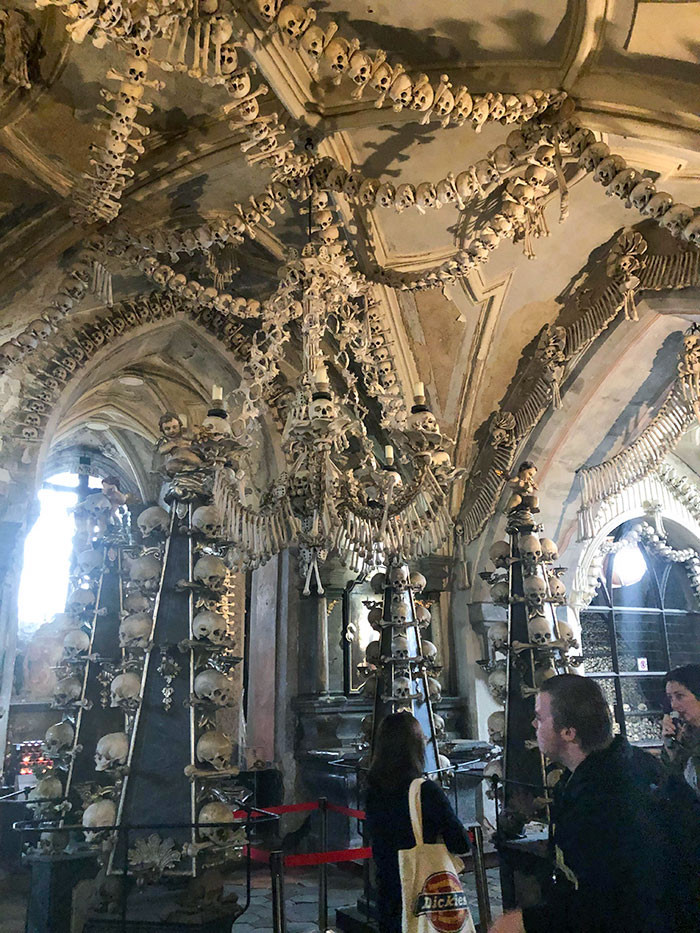 24. The Bone Church located in the Czech Republic