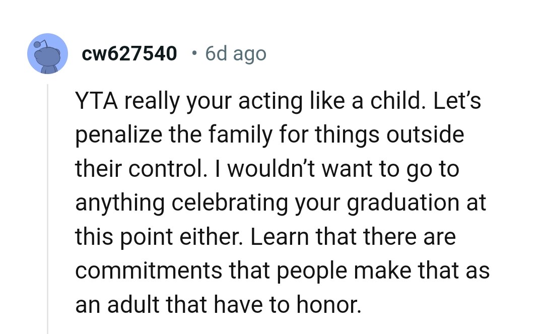 There are commitments that people make