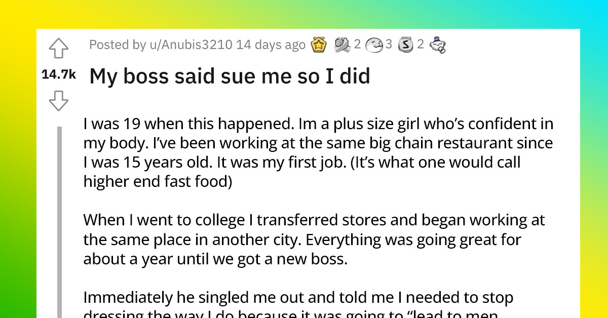 Plus-Size Lady Gets $15k In Damages After Taking Legal Action Against Her Boss For His Derogatory And Sexual Remarks