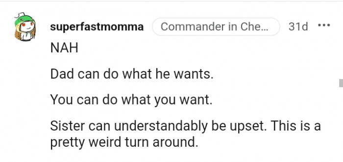 Keep scrolling to read what other redditors had to chirp into the story