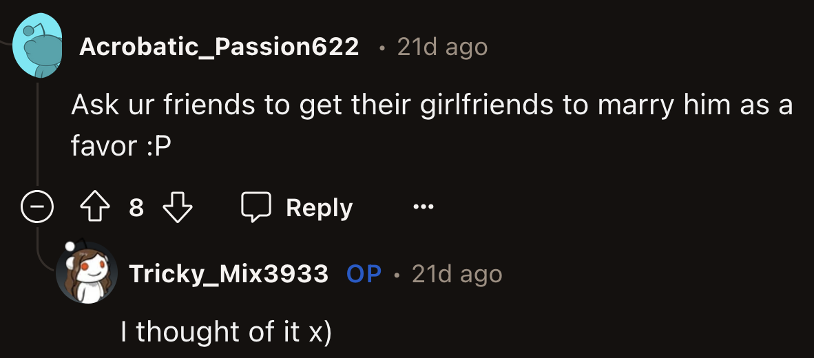 There's a workaround since their friends are so helpful.