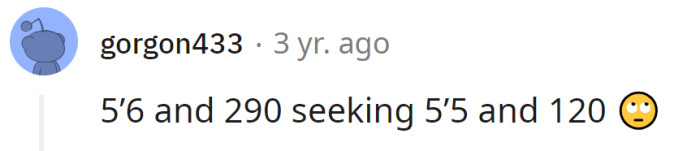 That's Less Than Half His Weight