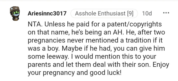 This Redditor Is Wishing the OP Good Luck