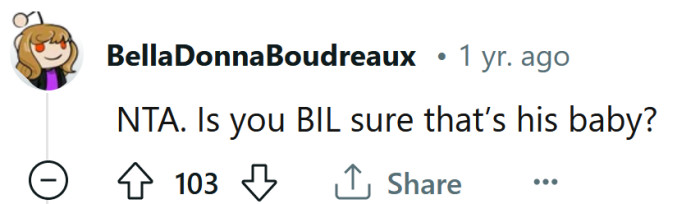 Are we sure it's his baby?