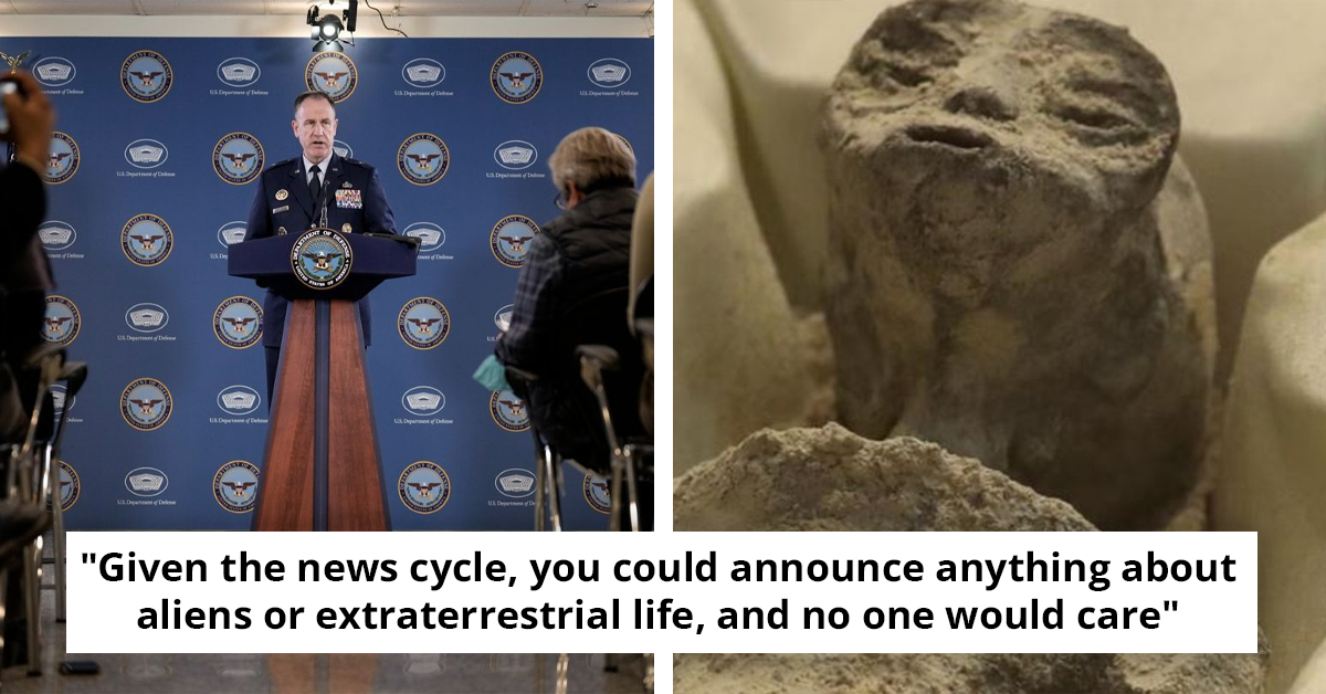 Pentagon General Hints "The Truth Is Out There" On U.S. Government's Alien Encounters