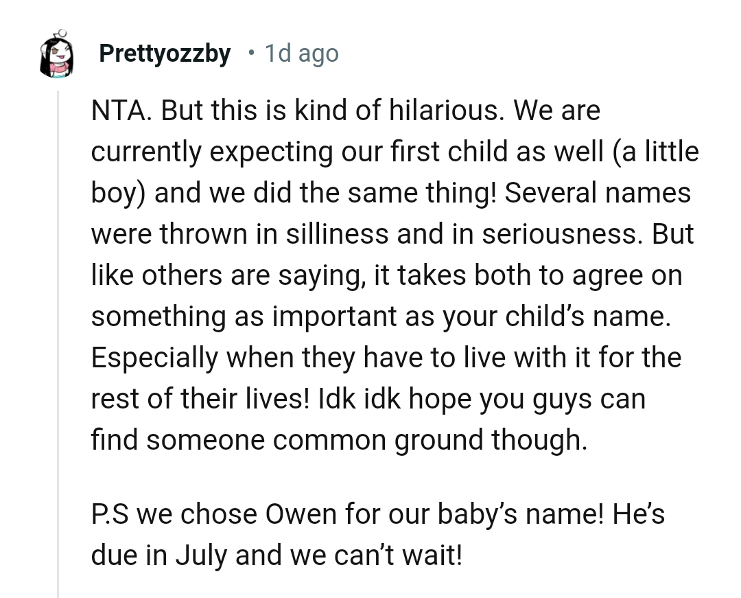 It Takes Both to Agree on Something as Important as a Name