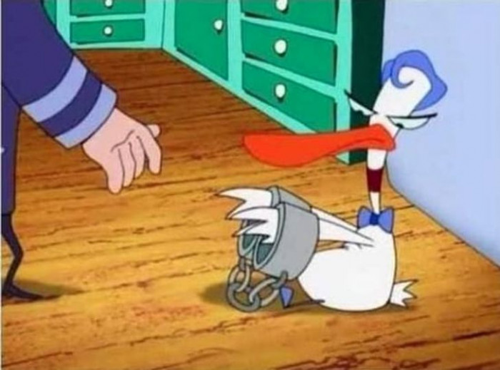 7. Why Doesn't He Just Slip His Wings Through?