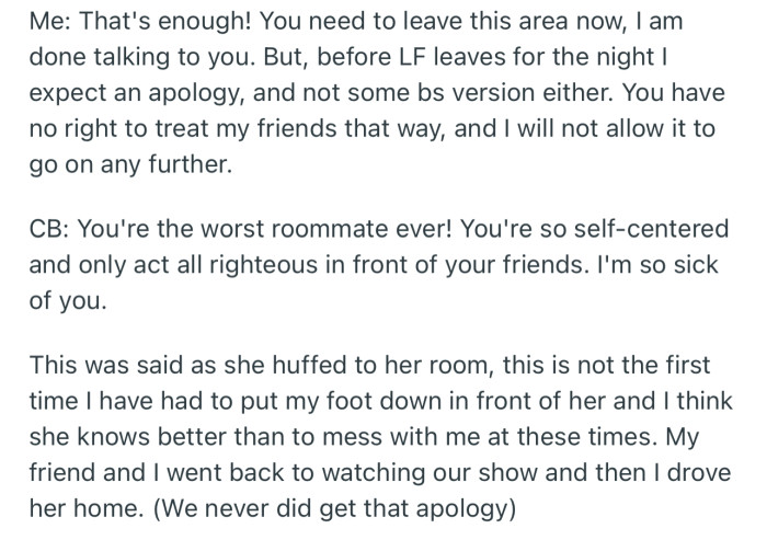 The final bit of the argument