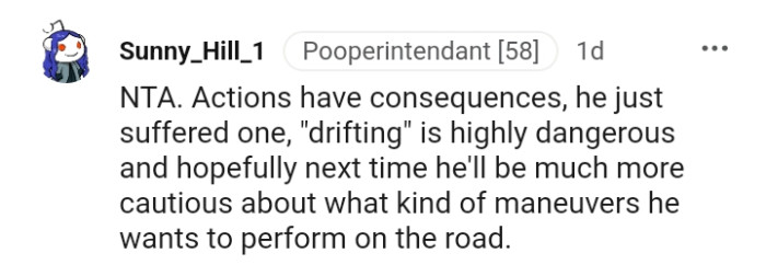 Next Time, the OP's Brother Will Be Much More Cautious