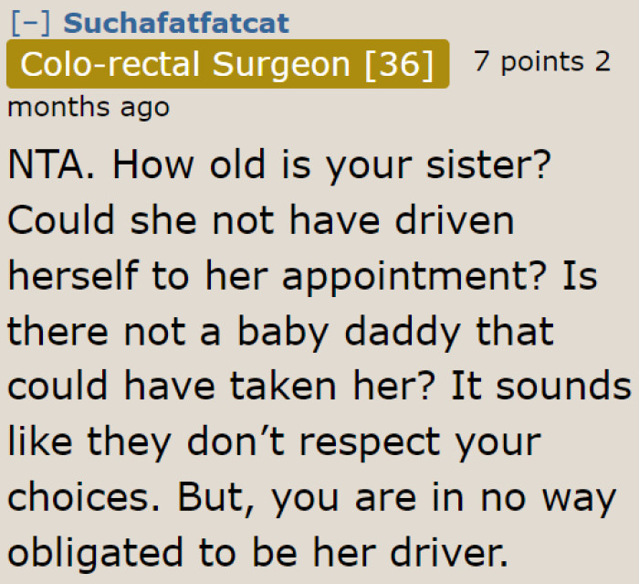 This family needs to respect the OP's decision. It's for his future, after all.