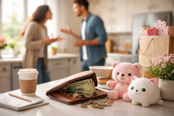 Things took a turn when her husband noticed the purchases and wasn’t impressed.