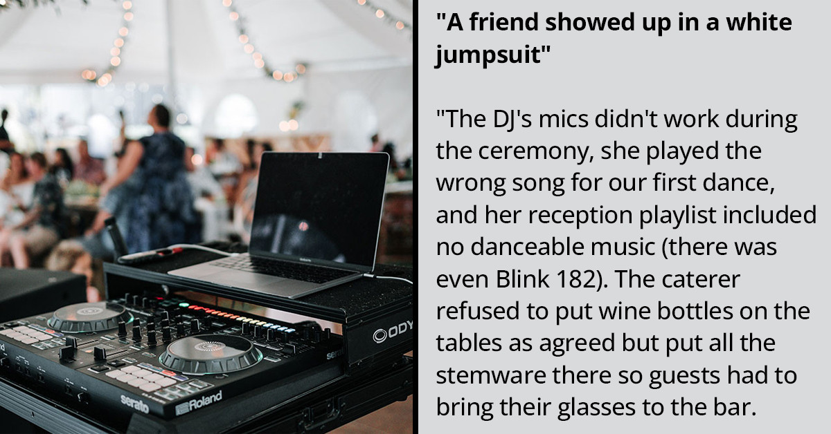 41 Perfectly Planned Weddings That Went Wrong And Turned Into Hilarious Horror