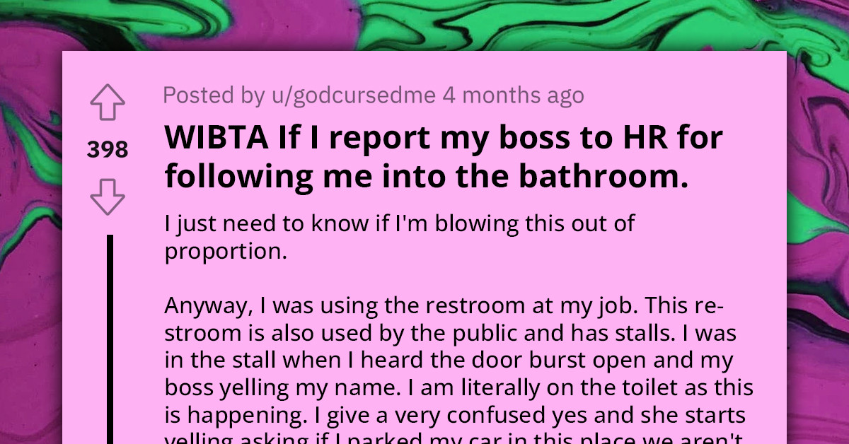 Redditor Left Dumbfounded As Boss Barges Into Restroom To Confront Them Over Parking Dispute