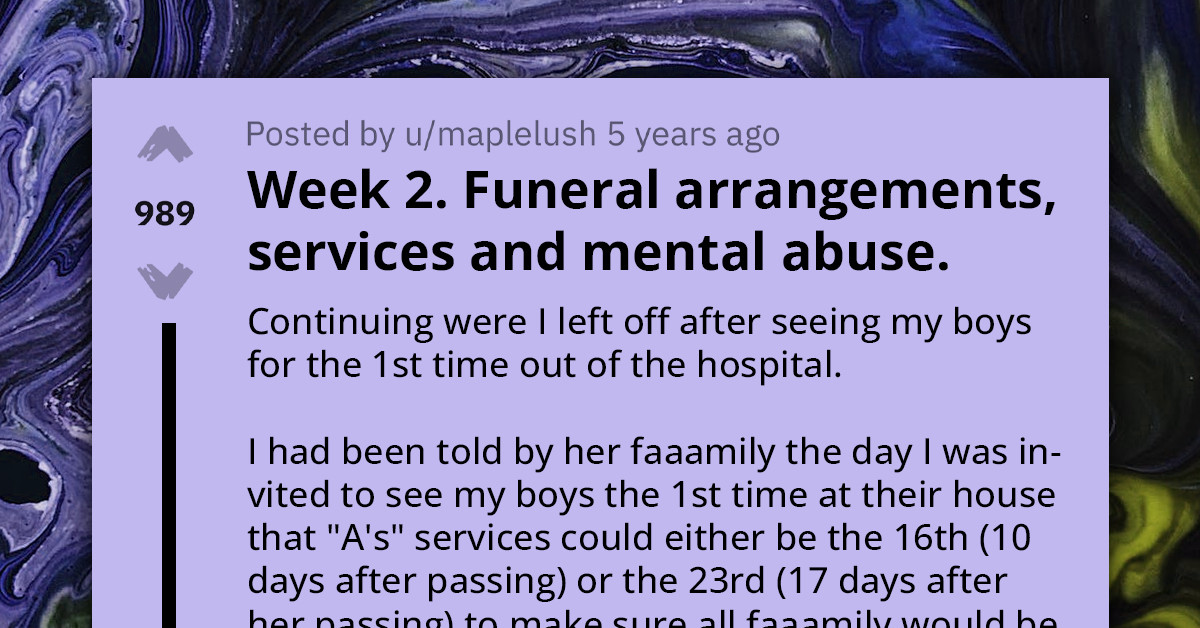 Redditor Shares Heartwrenching Story About Finding Strength Through Faith And Reddit Support During Wife's Funeral