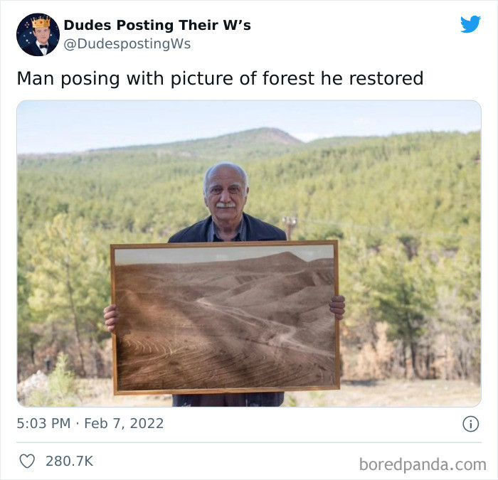50. He restored the forest