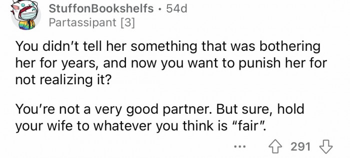 4. There was no intimacy and communication at all, right?
