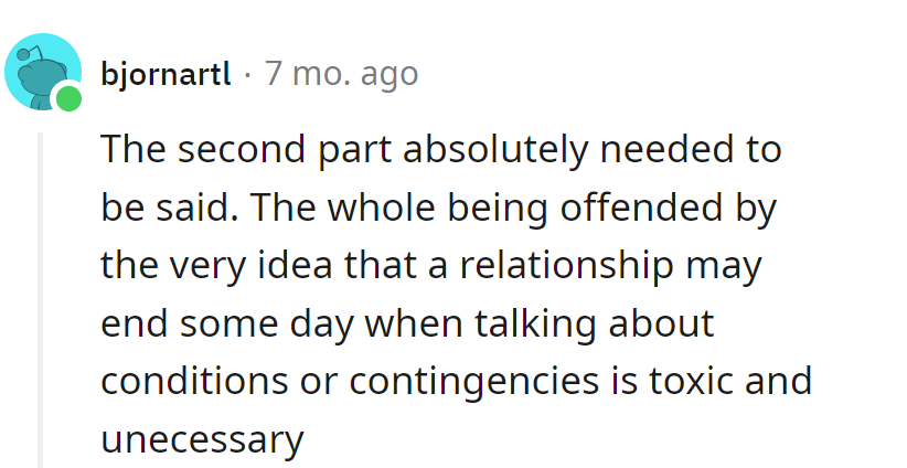 Absolutely, because planning for 