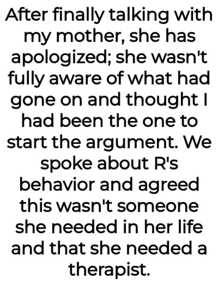 Thank goodness his mom listened to him.