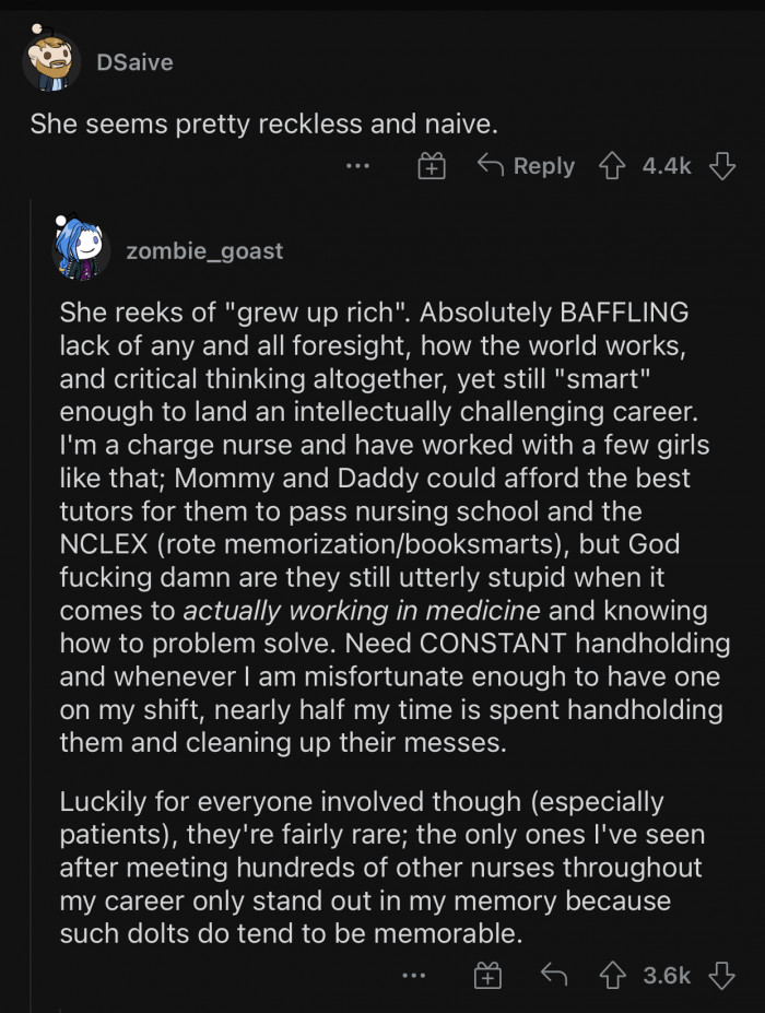 Reckless and naïve doesn't even begin to describe it.