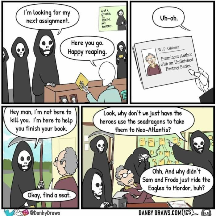 13. How to Have a Longer Life: Be an Author and Keep Your Series Going.