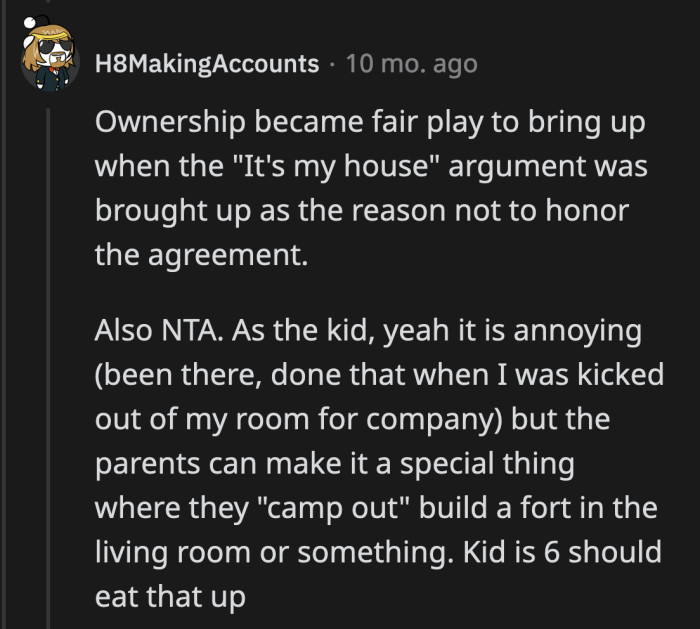 OP literally helped them out when they needed it most. What she asked for in return is minimal at best when she could have sold her house to anyone else for a profit.