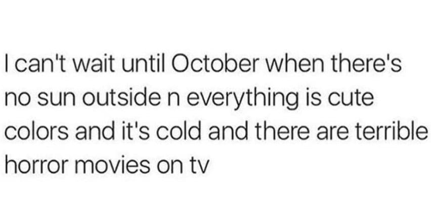 18. The terrible horror movies that are shown on television