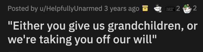 They gathered around the coffee table after lunch when the parents launched into their usual 