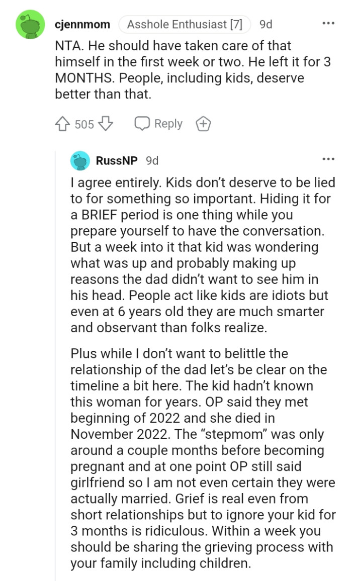 He should have taken care of that himself