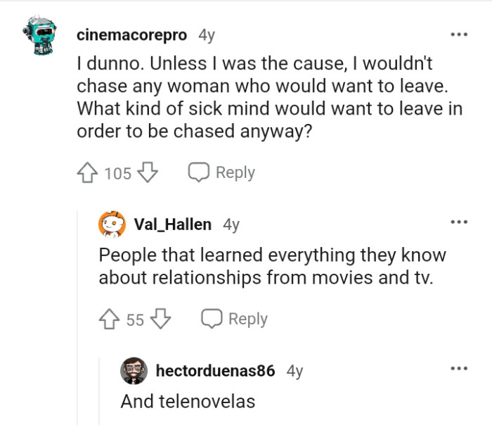 Unless I was the cause...