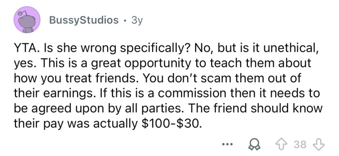 You should use this as a learning opportunity.