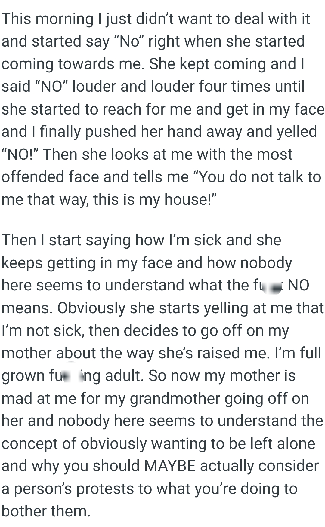 She Kept Coming, and the OP Said “NO” Louder and Louder