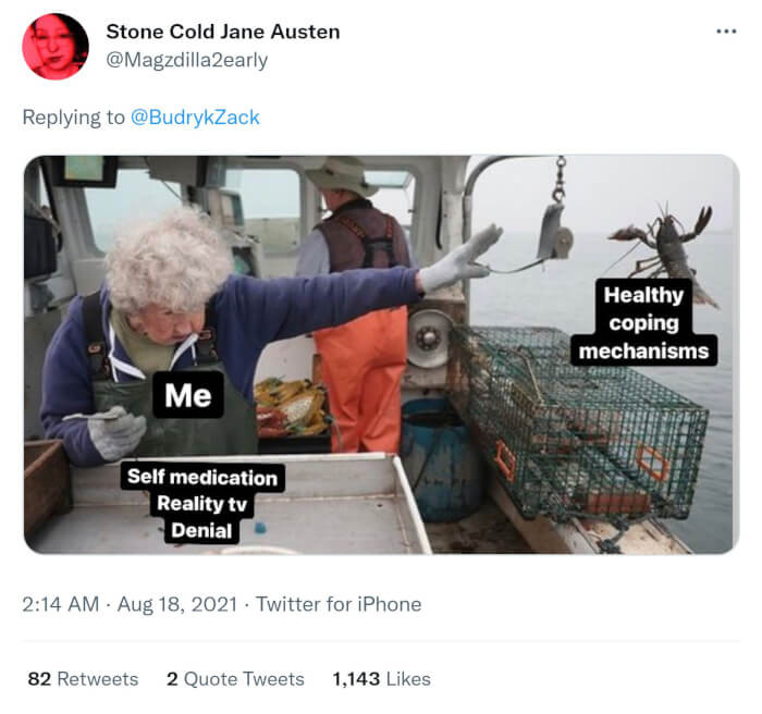 13. Healthy coping mechanisms