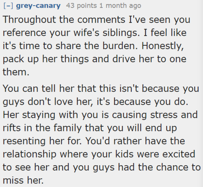 Although the OP didn't really ask for advice, concerned users still wanted to help. They offered him ideas on how to deal with this issue.