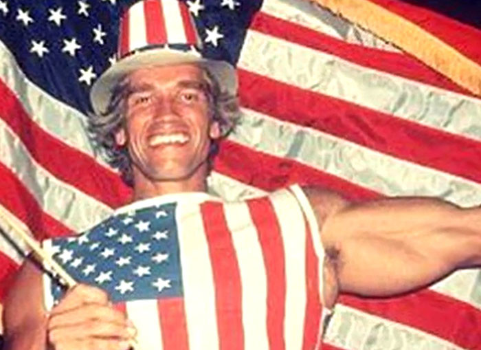 Arnold Schwarzenegger On The Day He Received His American Citizenship