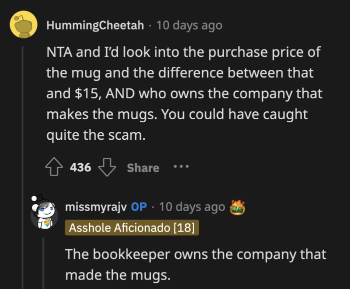 That's a quick call for OP to make. No trouble at all.