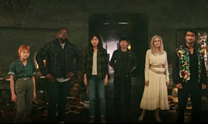 22. The finale of Eternals was initially planned to be depressing.