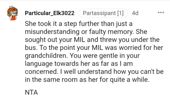 You were gentle in your language