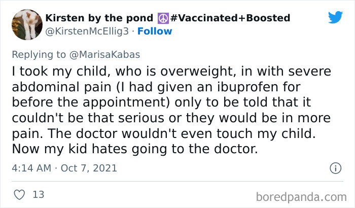 16. My kid hates going to the doctor