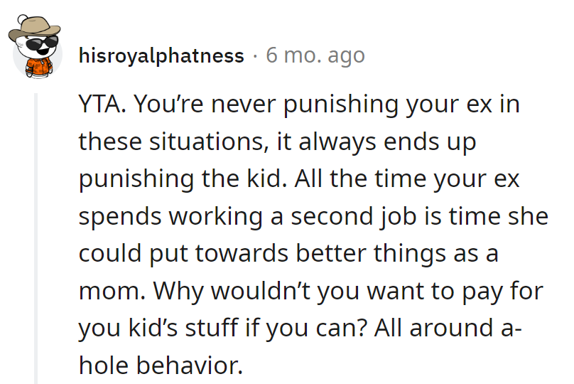 Doubling the Ex's Workload—Because Who Needs Free Time When There's a Kid to Raise?