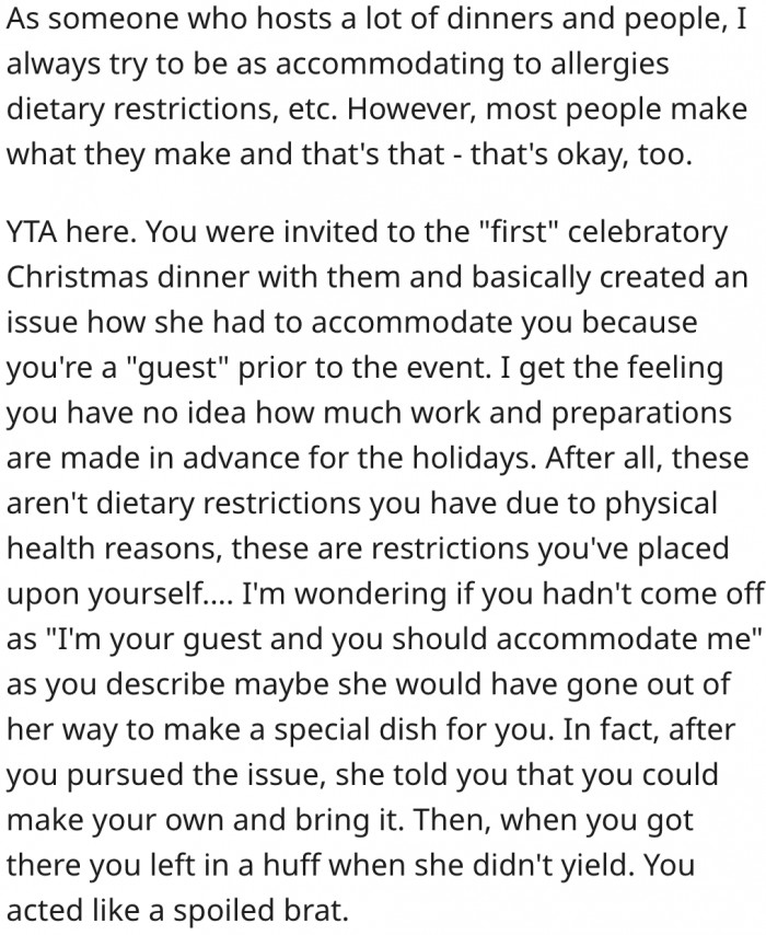 20. She acted like a spoiled brat.