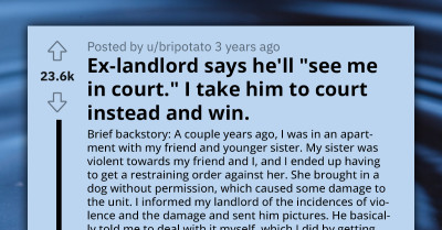 Landlord Refuses to Return Deposit and Threatens to Sue Tenant; They Take Him to Court and Get Double