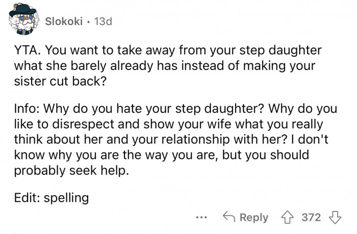 OP needs to seek help because this is not normal behavior.