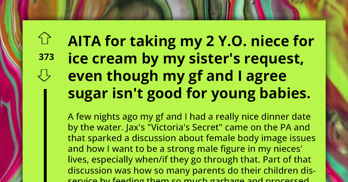 Man Takes His Little Niece Out For Ice Cream, Gets Into An Argument With His GF Because It Was Against Their Agreement