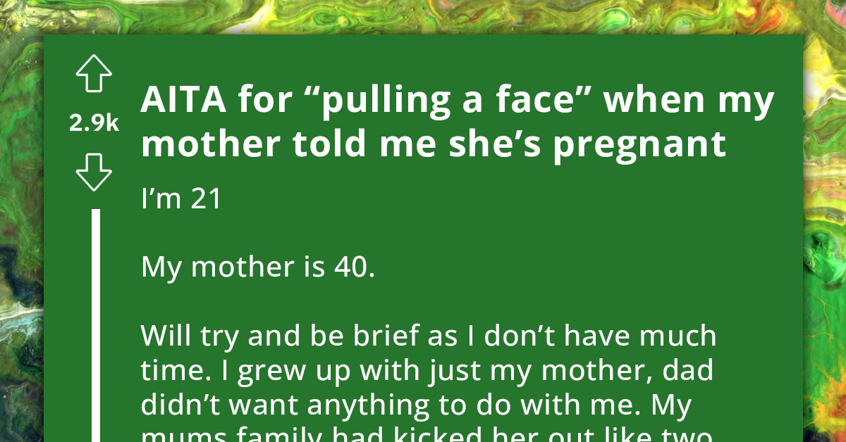 Redditor "Pulls A Face" After 40-Year-Old Mother Drops Surprise Pregnancy Bombshell, Triggers Emotional Firestorm