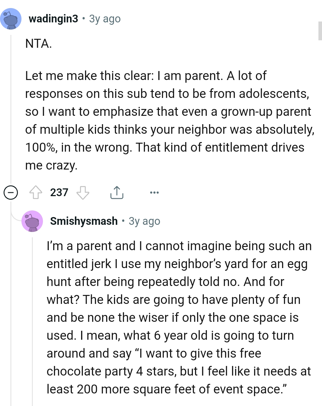 That kind of entitlement drives this Redditor crazy