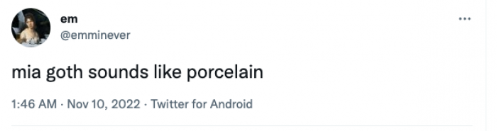 People love her voice, and they are thrilled to hear it. Comparing it to porcelain is definitely a compliment.