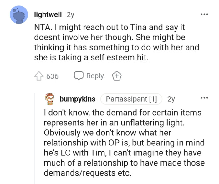 The OP should reach out to his brother's fiancée