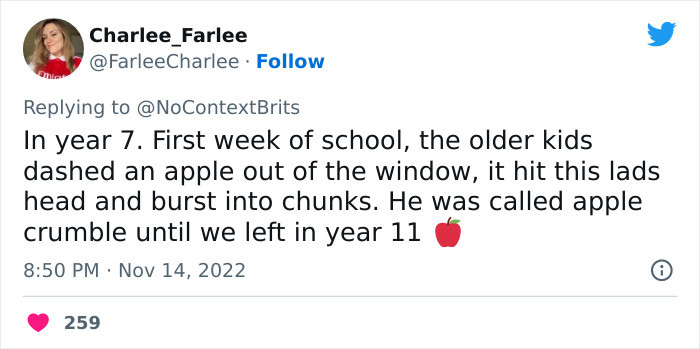 16. How this lad got the name 